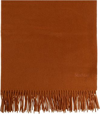 Max Mara Baci Cashmere Sjaal - Dames - Wintersjaals - Oranje - ONE Size - Kasjmier - Accessoires