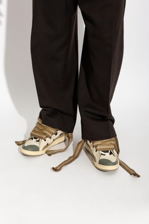 Lanvin Curb Sports Shoes, Mens, Green