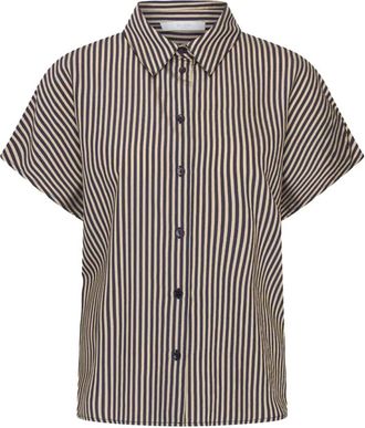 By-Bar Amsterdam Dames, Blouses & Shirts, Blauw, Maat: M Viscose