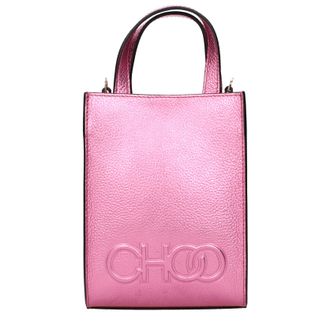Jimmy Choo London handtassen voor dames fuchsia/pioenroos leer
