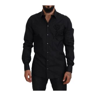 Dolce & Gabbana Hombre, Camisas, Negro, Talla: S
