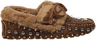 Strategia Schoenen, Dames, Bruin, 39 EU, Su&egrave;de, Revue Velour Loafer