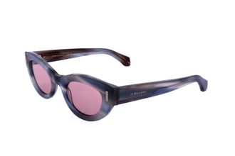 Ferragamo SF2062SE 314 Striped Sand Blue/Pink