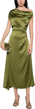 Staud Midi Jurk - Dames - Casual kleedjes - Groen - XS - Kleedjes