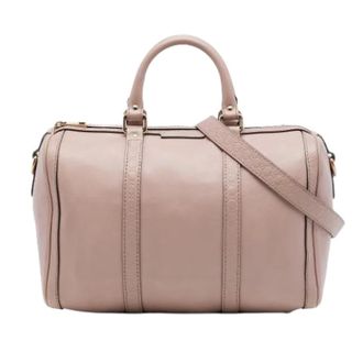 Gucci Pre-owned Satchel - Dames - Pre-owned - Roze - Maat: ONE Size Leer