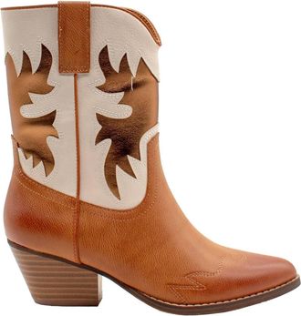 Volatile Womens Spur Western Boot In Tan