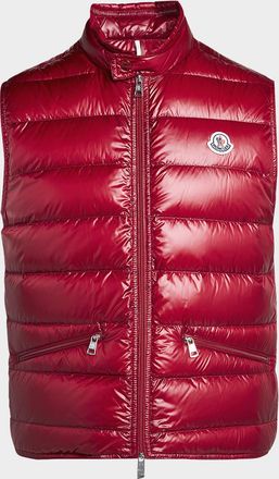 Moncler Men & apos;s Gui Longue Saison Down Vest