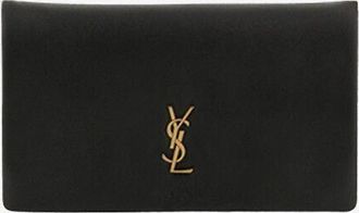Saint Laurent Nappaleder-Brieftasche mit Kettengurt YSL Cassandre