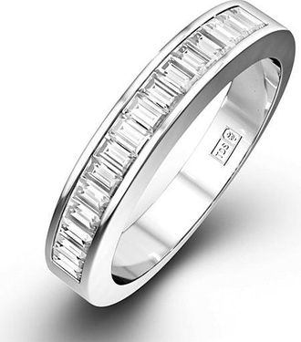 The Diamond Store GRACE 18K White Gold Diamond ETERNITY RING 0.50CT G/VS