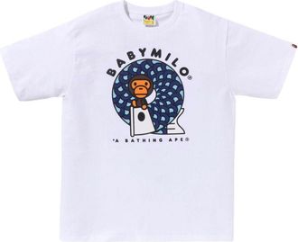 A Bathing Ape Koinobori On Baby Milo T-Shirt White 2L22-110-008-WHT