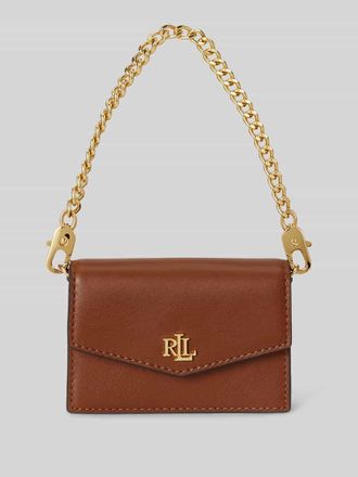 Lauren Ralph Lauren Portemonnaie aus echtem Leder mit abnehmbarer Tragekette in Cognac, Gr&ouml;&szlig;e 1