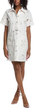 Elie Tahari The Marianna Embroidered Dress