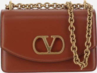 Valentino Garavani Vain Leather Small Shoulder Bag