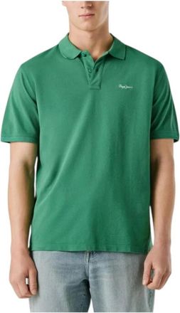 Pepe Jeans London Oscar Polo - Heren - Polos - Groen - L - Katoen - Tops