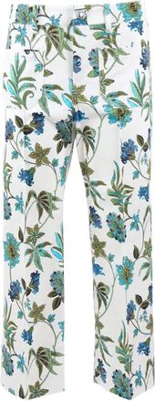 Fay Pantalone Con Tasche E Nervatura DV - Dames - Wijde Broeken - Veelkleurig - W30 - Katoen - Broeken