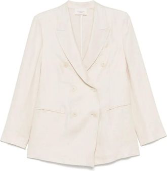 Incotex Linnen blazer - Beige