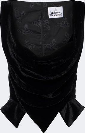 Vivienne Westwood Top Sunday in velluto