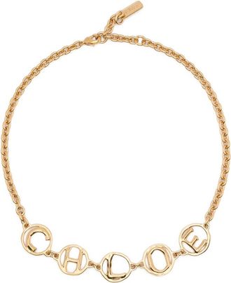 Chlo&eacute; The Chlo&eacute; Script Charm Necklace