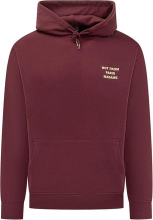 Drôle de Monsieur Drôle De Monsieur Slogan Print Hoodie