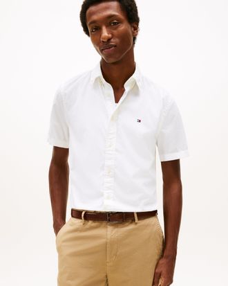 Tommy Hilfiger Mens Shirt in White Cotton - Size X-Large