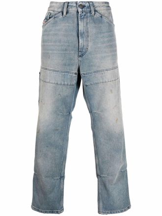 Diesel Jeans dritti D-Franky - Blu