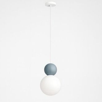 Top-Light Lampadario moderno top light cottage 1228 s1 g9 led vetro metallo, colore blu