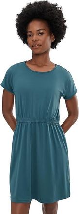 Columbia Chill Rivertm Short Sleeve Dress Womens Dress Everblue : 2XL, Elastane/Polyester