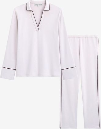 Laurence Tavernier Polo-Pyjama aus edlem Stoff Paola