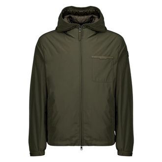 Moncler Austerin Korte Capuchonjas - Heren - Zomerjassen - Groen - 2XL - Polyester - Jassen