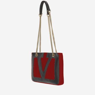 Valentino Garavani Womens Small Viva Superstar Shopping Bag Leather Shoulder