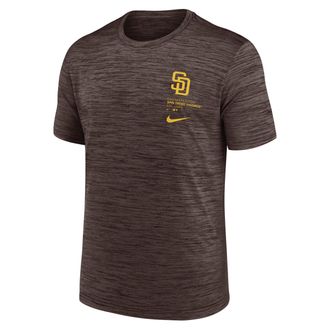 Nike San Diego Padres Velocity Nike Mens Dri-FIT MLB T-Shirt in Brown | NKPQ20QPYP-J0N