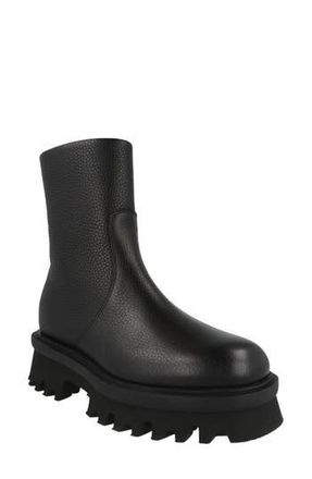 Ferragamo Klem Combat Boot in Black at Nordstrom Rack, Size 9