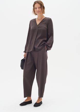 Inwear Pants Suiting Classic fit Americano dark brown