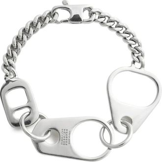 Maison Margiela Flesdop Armband - Heren - Armbanden - Grijs - L - Accessoires