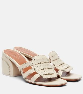 Zimmermann Goldie 65 leather mules
