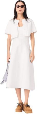 Maje Cropped cardigan in White at Nordstrom, Size X-Small