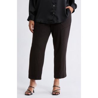 Democracy AbSolution Skyrise Ankle Tapered Utility Pants in Dark Roast at Nordstrom Rack, Size 24 W