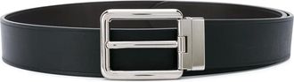 Prada classic buckle belt - men - Calf Leather - 105 - Black