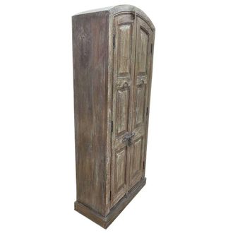Wanderlust Deco Armario de madera artesanal 90-100x37x170-195h cm