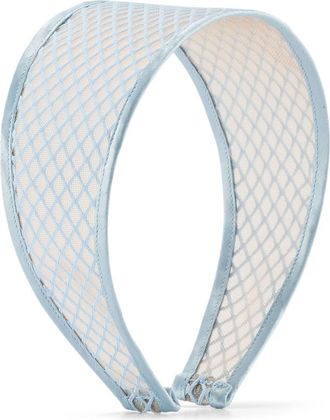 Lelet NY Giselle Wide Sheer Headband in Sky Blue at Nordstrom