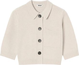Zenggi Beige Vest W03-2002 421 - Dames - Vesten - Beige - M - Truien & Vesten