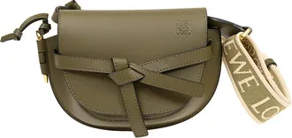 Loewe Autumn Green Mini Gate Dual Bag