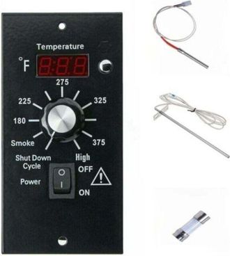 OEM Kit De Panel De Control Con Termostato Digital Y Accesorios Para La Parrilla De Pellets Raeger Bac236