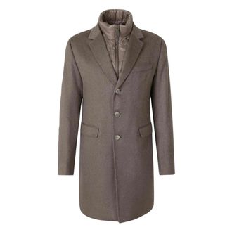 Herno Single-Breasted Coats - Heren - Mantel - Bruin - M - Jassen
