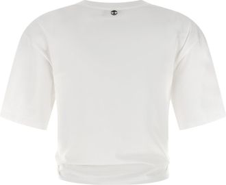 Paco Rabanne Womens White Cotton T-Shirt