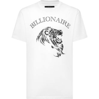 Billionaire Boys Club Embroidered Round Neck T-Shirt Lion Men in White at Nordstrom, Size Xxx-Large Eu