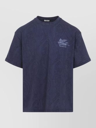 Etro cotton paisley print short-sleeve t-shirt