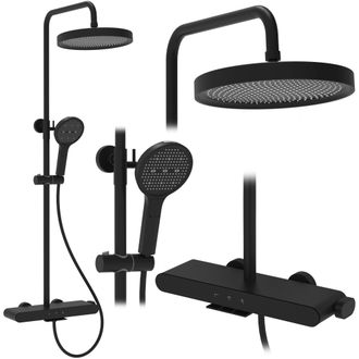 Rea Conjunto De Ducha Rea Farel Black