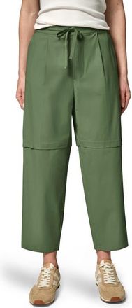 DKNY Paper Poplin Pants in Verde at Nordstrom, Size X-Small