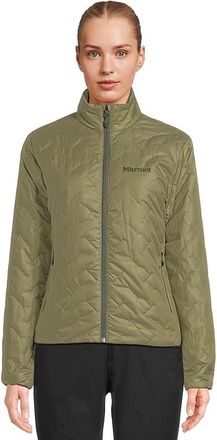 Marmot Monoquilt Jacket Womens Coat Olive Grove : LG, Polyester